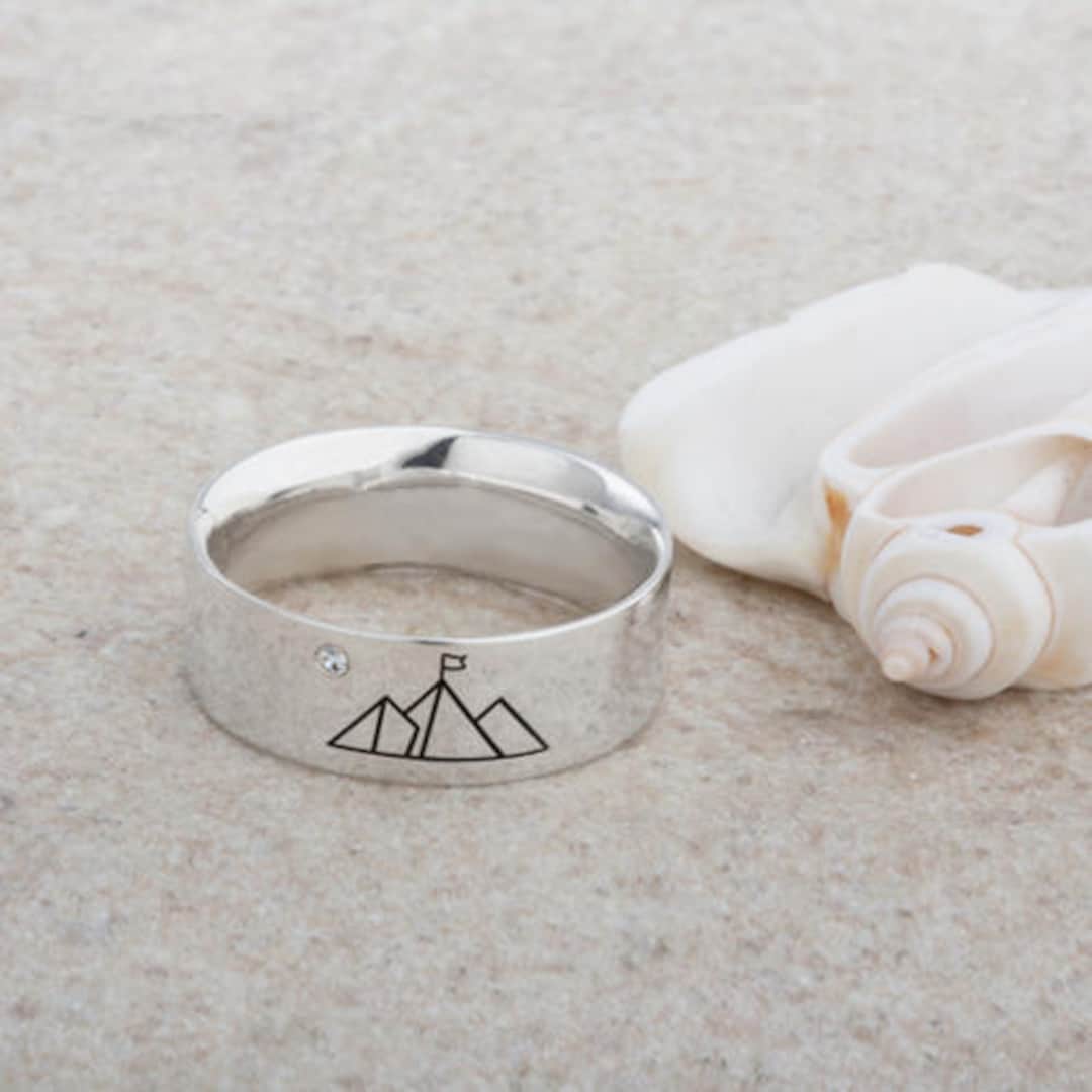 Adventurer Laser Engraved Ring - Etsy
