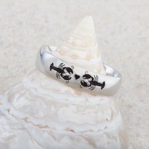 You Are My Lobster Laser Engraved Ring