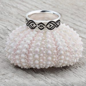 Celtic Swirl Laser Engraved Ring
