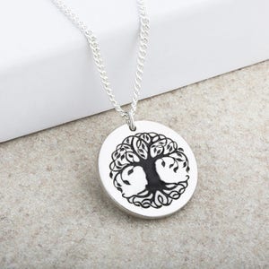 Sterling Silver Tree of Life Pendant Tree of Life Necklace Tree of Life Tapestry