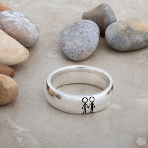 Seine und Sie Versprechen Ring Paare Ring Versprechen Ring