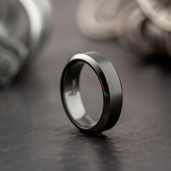Information about Black Zirconium Wedding Rings.