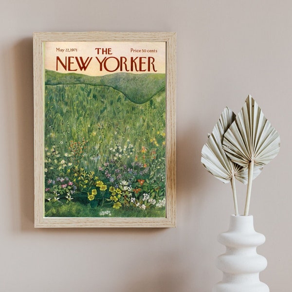 Ilonka Karasz The New Yorker Magazine Cover Tropical Caribbean Bahamas Botanical Nature Flower Flower Art Print Iconic New Yorker Cover