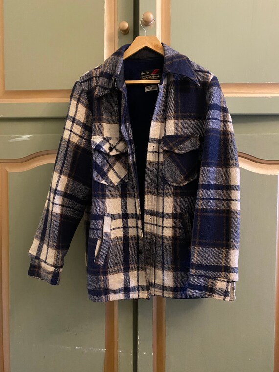 70s Vintage Sears Flannel Fleece Lined 