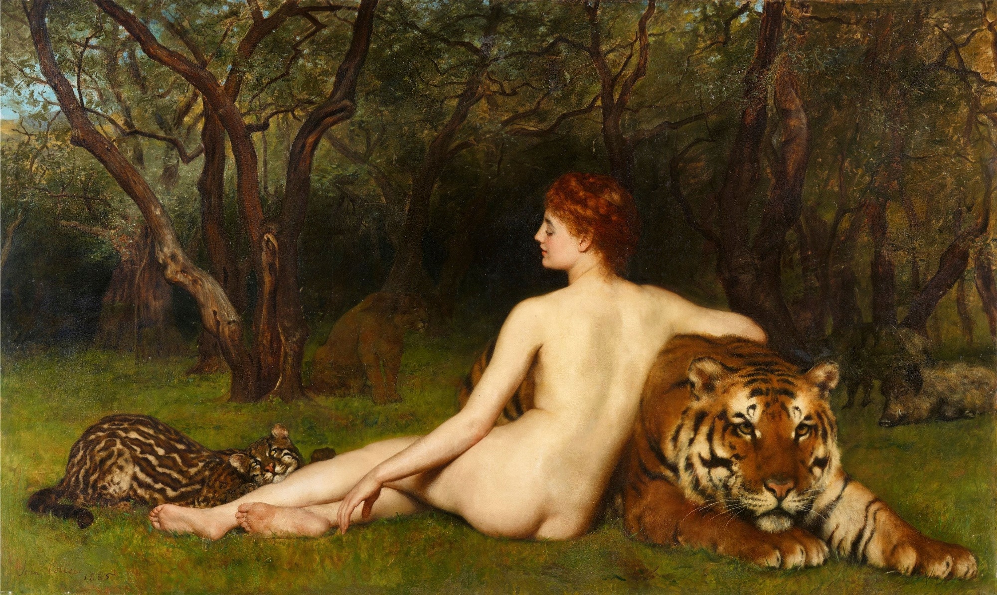 irish wife nude tiger