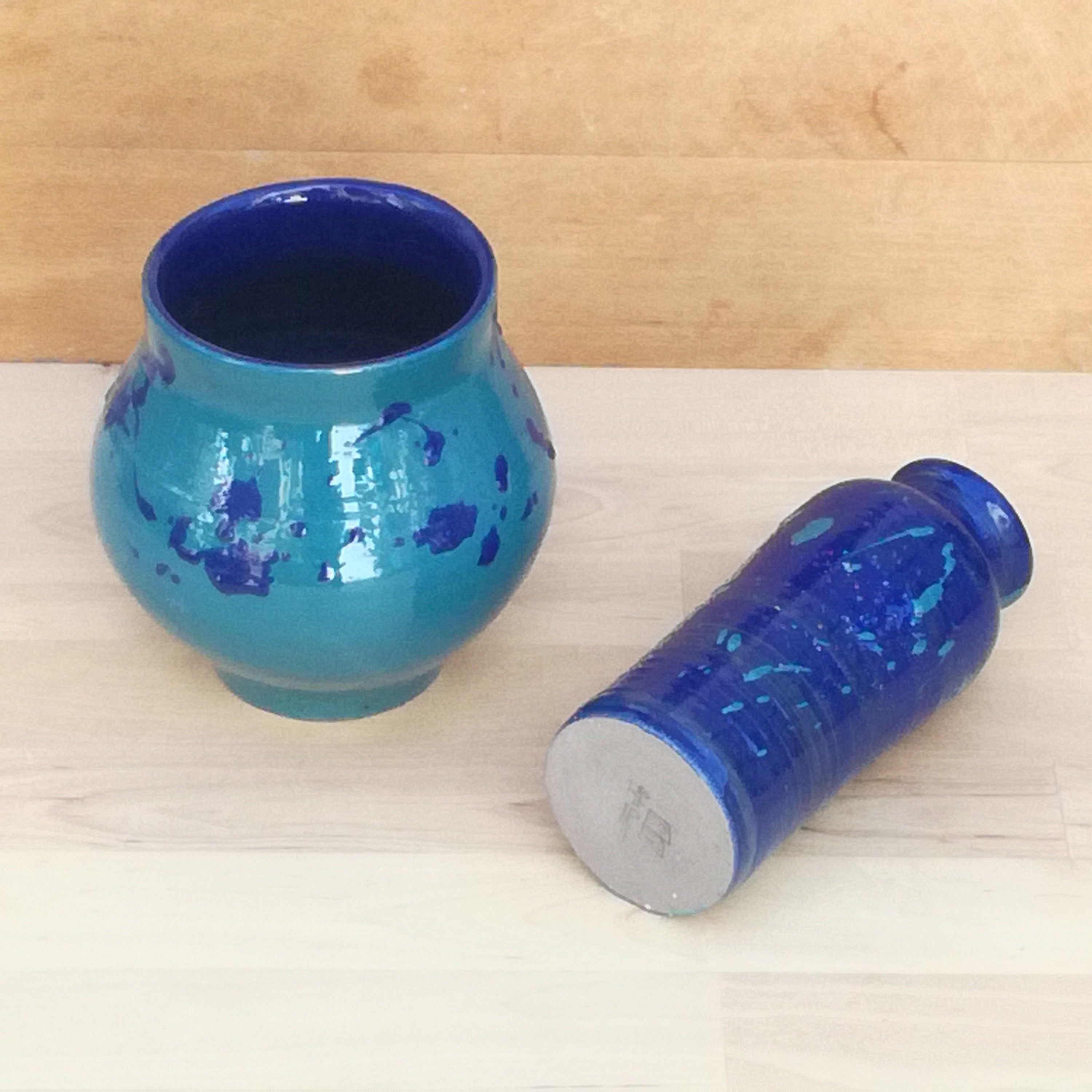 Set of Two Handmade Ceramic Vases Pottery Vase Ceramic Etsy UK