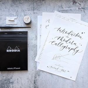 Moderne Kalligraphie Starter Kit - Anfänger - Online Workshop - Video Tutorials