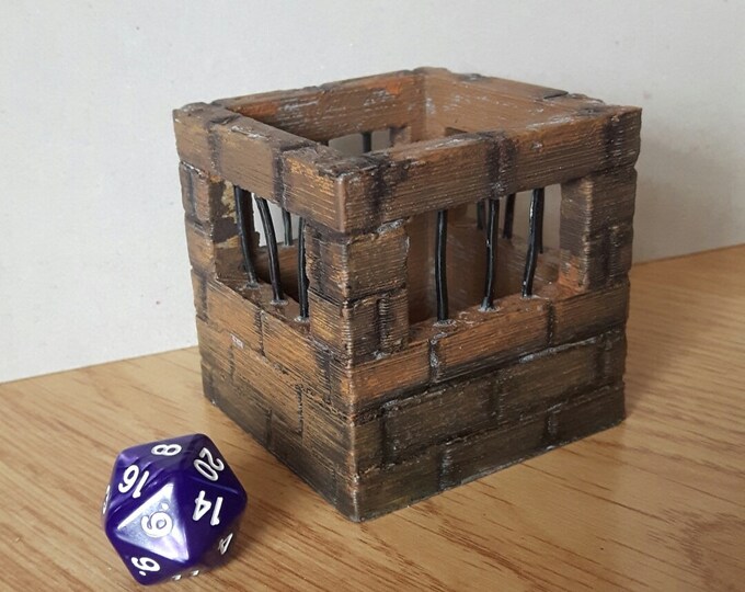 D&D Dice Jail/map Jail Cell Etsy