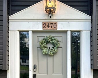 House Number Sign, House Numbers, Address Plaque, Address Sign, House Number Plaque, House Numbers Sign, Vertical House Number Plaque