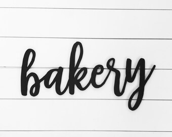 Bakery Laser Cut Sign