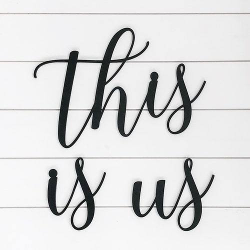 Custom This is Us Sign With Names This is Us Wood Sign Etsy