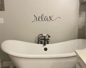 Relax Laser Cut Sign