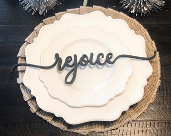 Rejoice Place Cards
