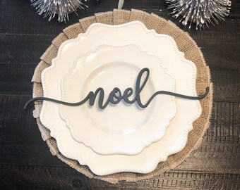 Noel Place Cards | Christmas Place Cards | Christmas Table Decor | Christmas Placecards | Holiday Decor | Decoration Noel