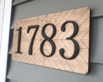 House Numbers, Address Plaque, Address Sign, House Number Plaque, House Number Sign