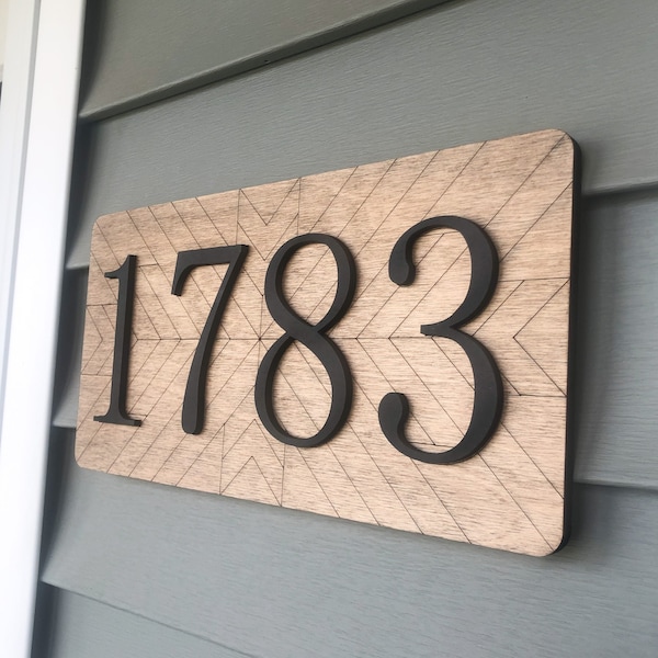 House Numbers, Address Plaque, Address Sign, House Number Plaque, House Number Sign