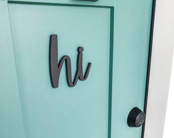 Hi Sign For Door