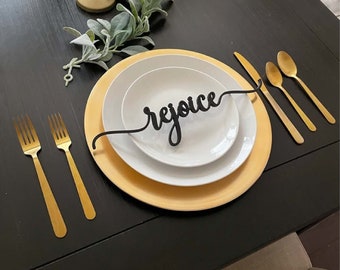 Rejoice Place Cards