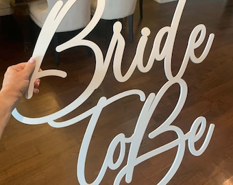 Bride To Be Sign | Bridal Shower Sign | Bridal Shower Backdrop | Wedding Backdrop | Wedding Sign | Photo Booth Backdrop | Hedge Wall Sign