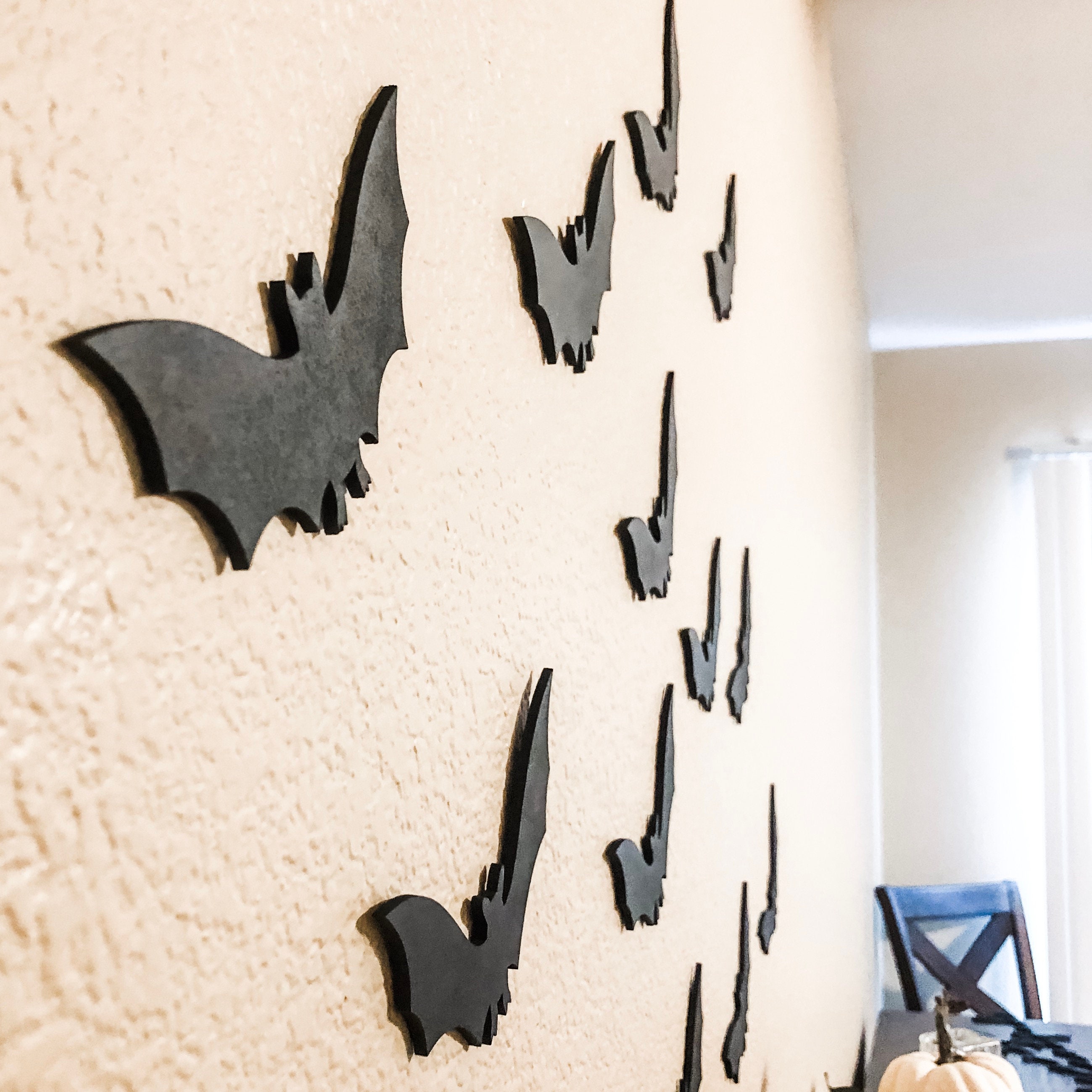 Halloween Decor Halloween Bats Wooden Halloween Decor Etsy