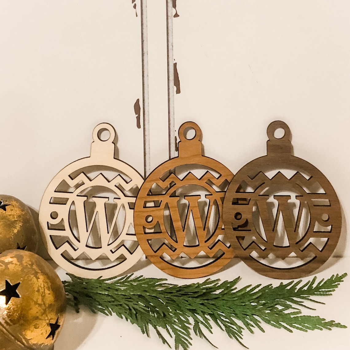 Letter Ornament Custom Christmas Ornament Initial Etsy