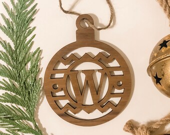 Custom Letter Ornament
