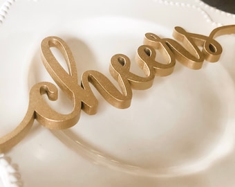 Cheers Place Cards | New Years Place Cards | Wedding Place Card | Place Setting Signs