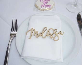 Laser Cut Names, Wedding Name Cards, Name Place Cards Wedding, Wedding Table Names, Wedding Table Decor, Seating Names