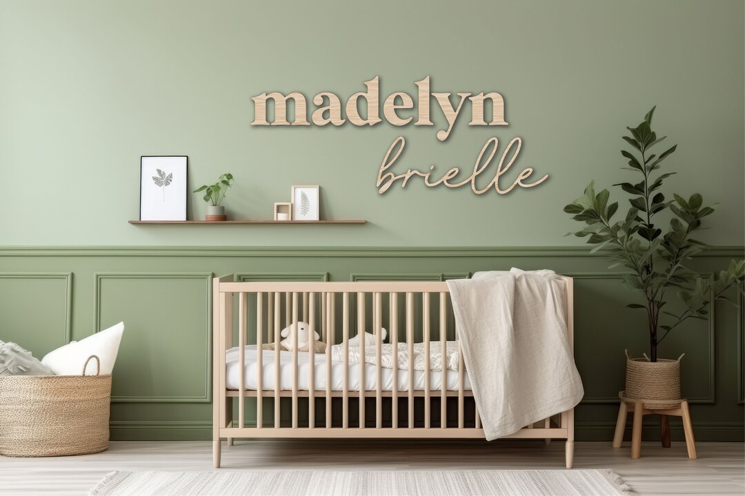 Nursery Name Sign, Wooden Letters for Nursery, Wood Name Sign, Word ...