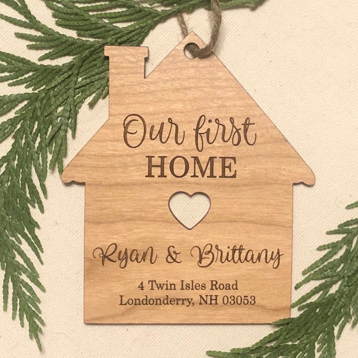Our First Home Ornament Christmas Ornament Our First Etsy Canada