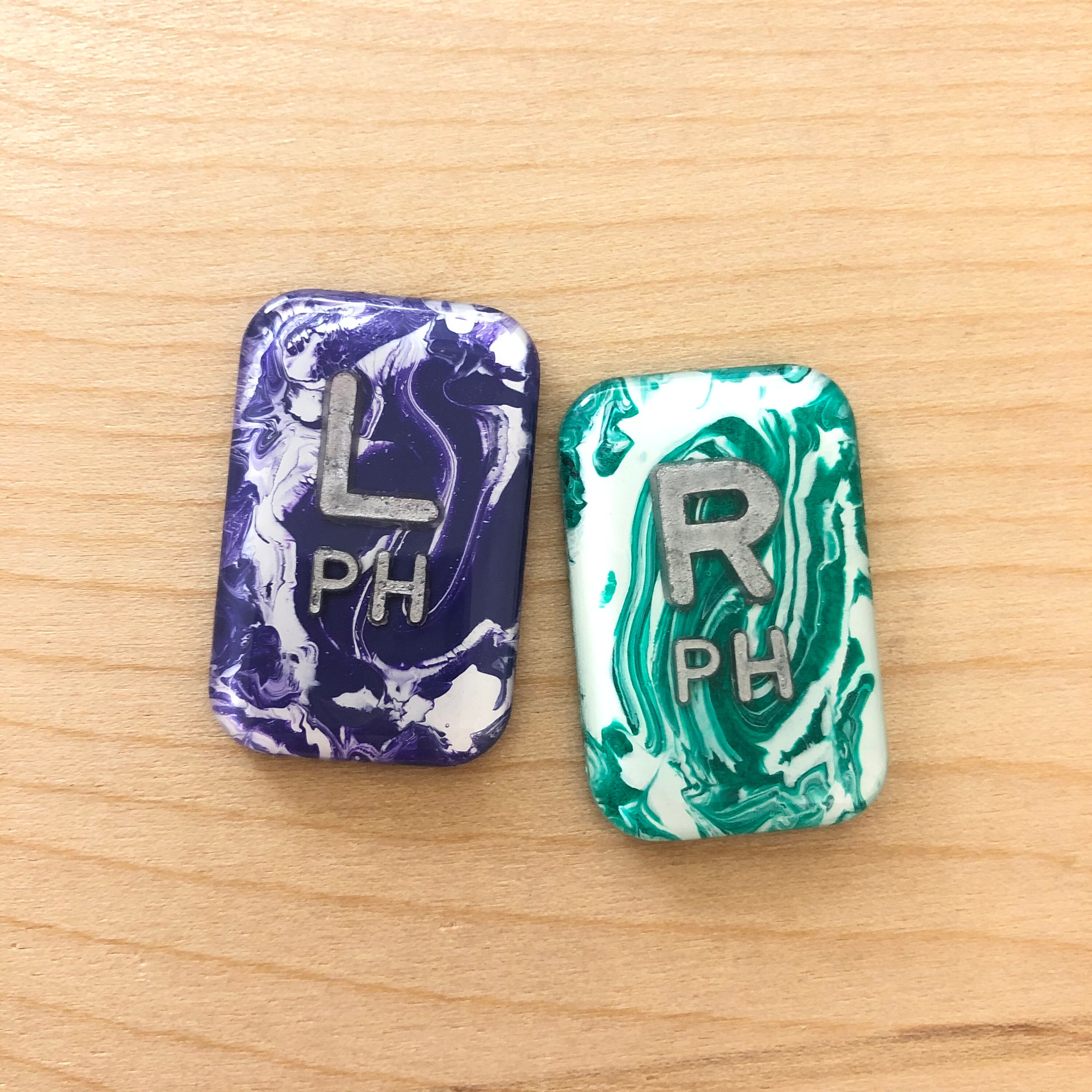 Marbled Xray Markers - 1 Set