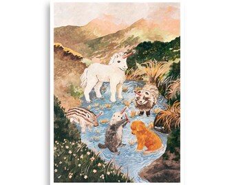 unicorn land Poster