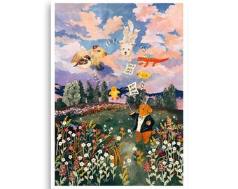 cloudy choir Poster