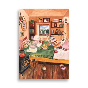Cartel de chocolate caliente