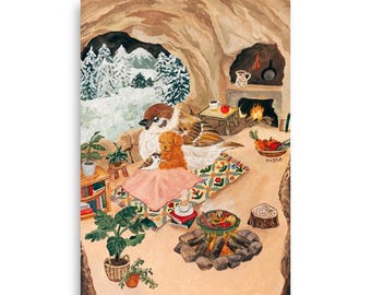 fluffy night Poster