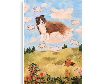 cloud shepherd dog Poster