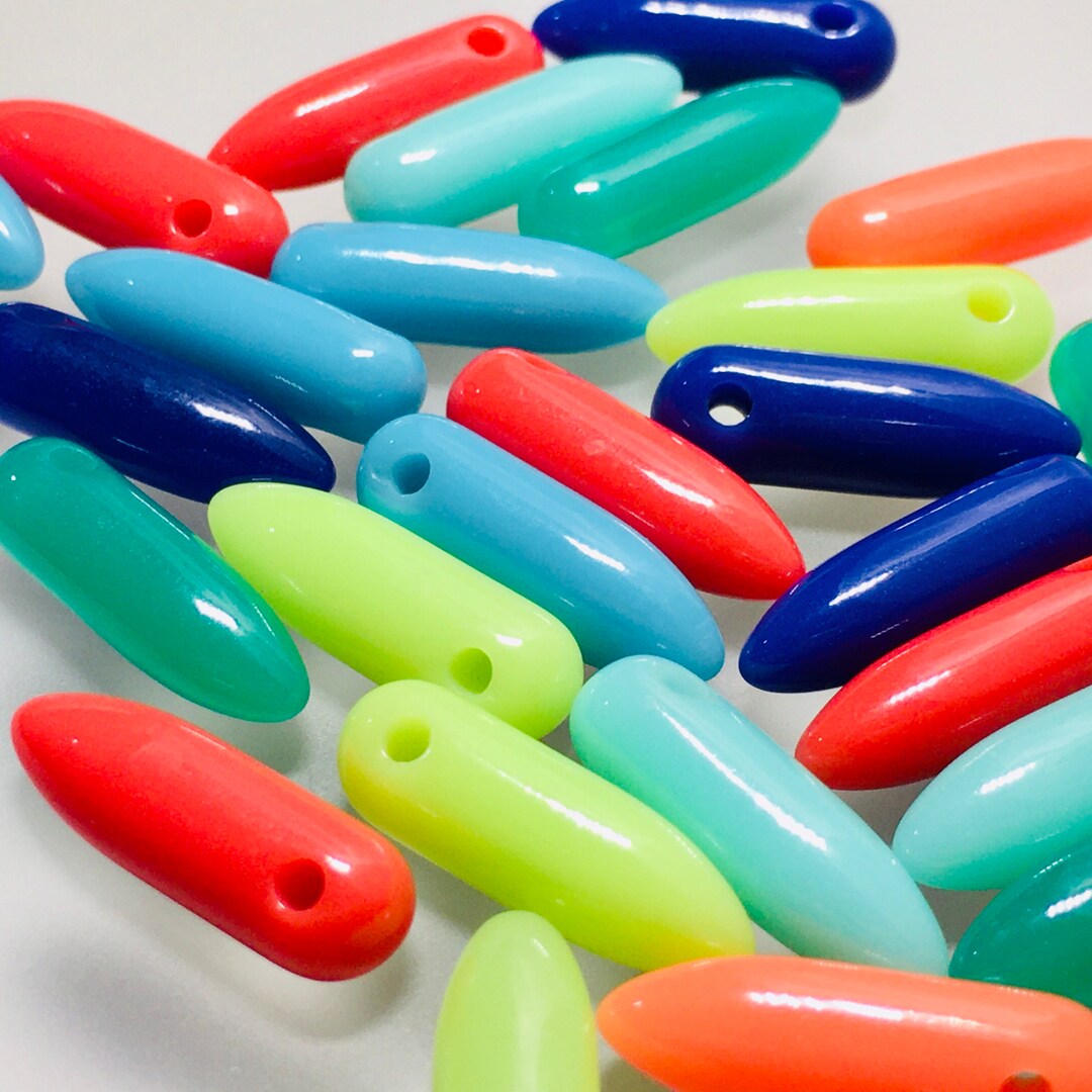 24 Fun Acrylic Spheres as Shown 4 of Each of 6 Colors Bright Smooth