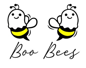 Boo Bees Svg Etsy
