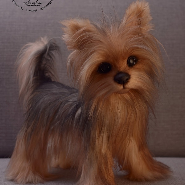 Chiot Casey Yorkies ! (fait sur commande) Yorkshire Terrier, jouet York, jouet, petit York, Terrier, chien, chien en peluche, jouet en peluche, teddy york