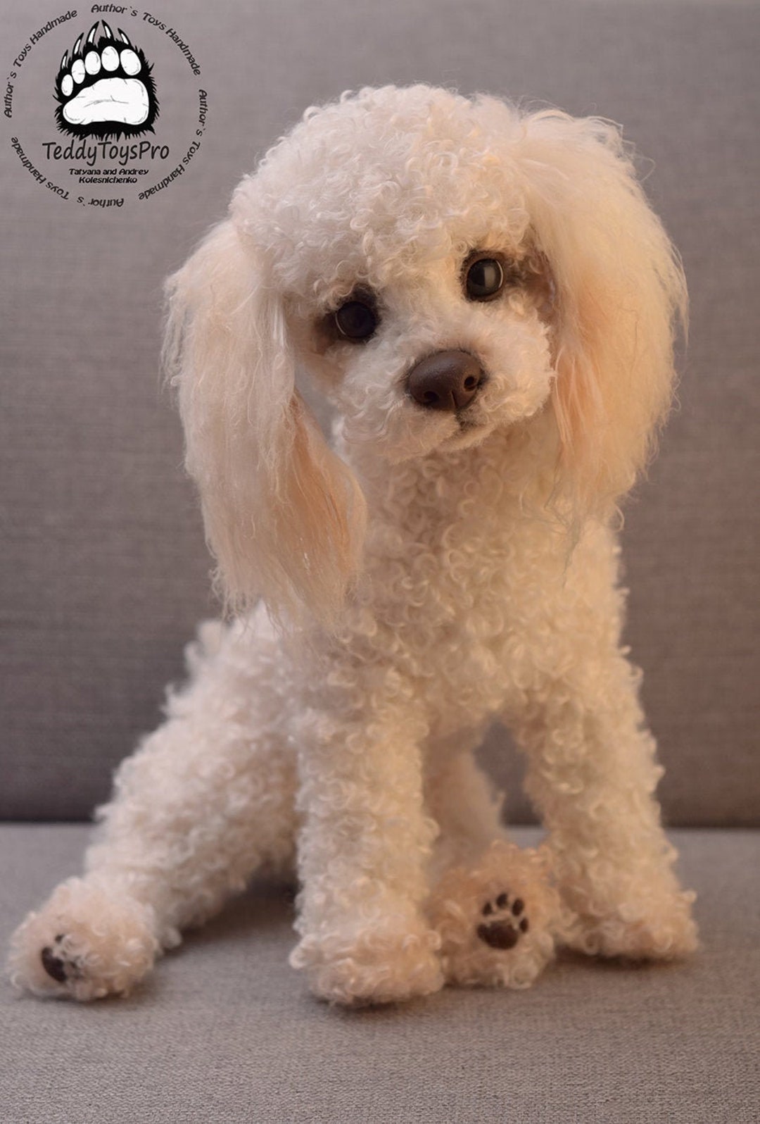 Puppy Leila made to Order Realistic Toy Poodle Dog Toy Poodle Fur Toy Poodle Felted Animal Gift Stuffed Animal Etsy Canada