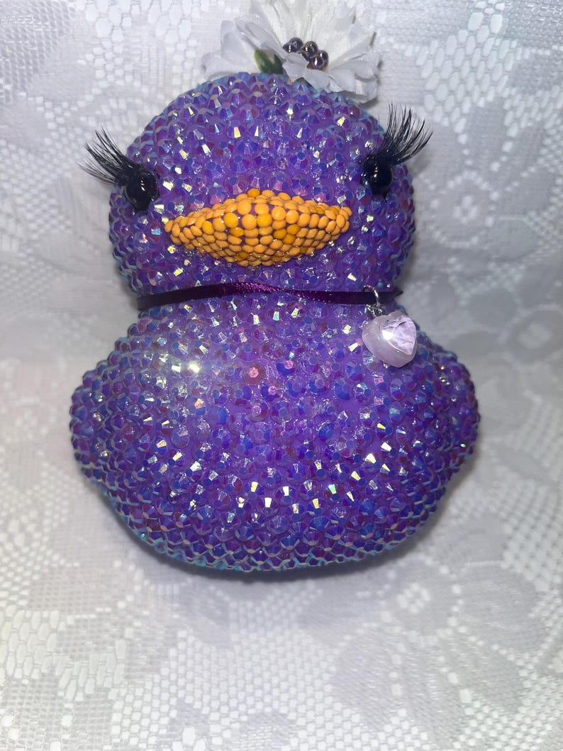 Handmade Rhinestone Ducks - Etsy