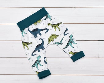 Dinosaur baby/toddler harem pants