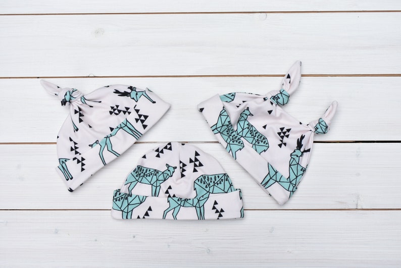 Geo deer grow-with-me harem pants Blue or pink slouch pants