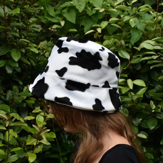 Cow print bucket hat discount
