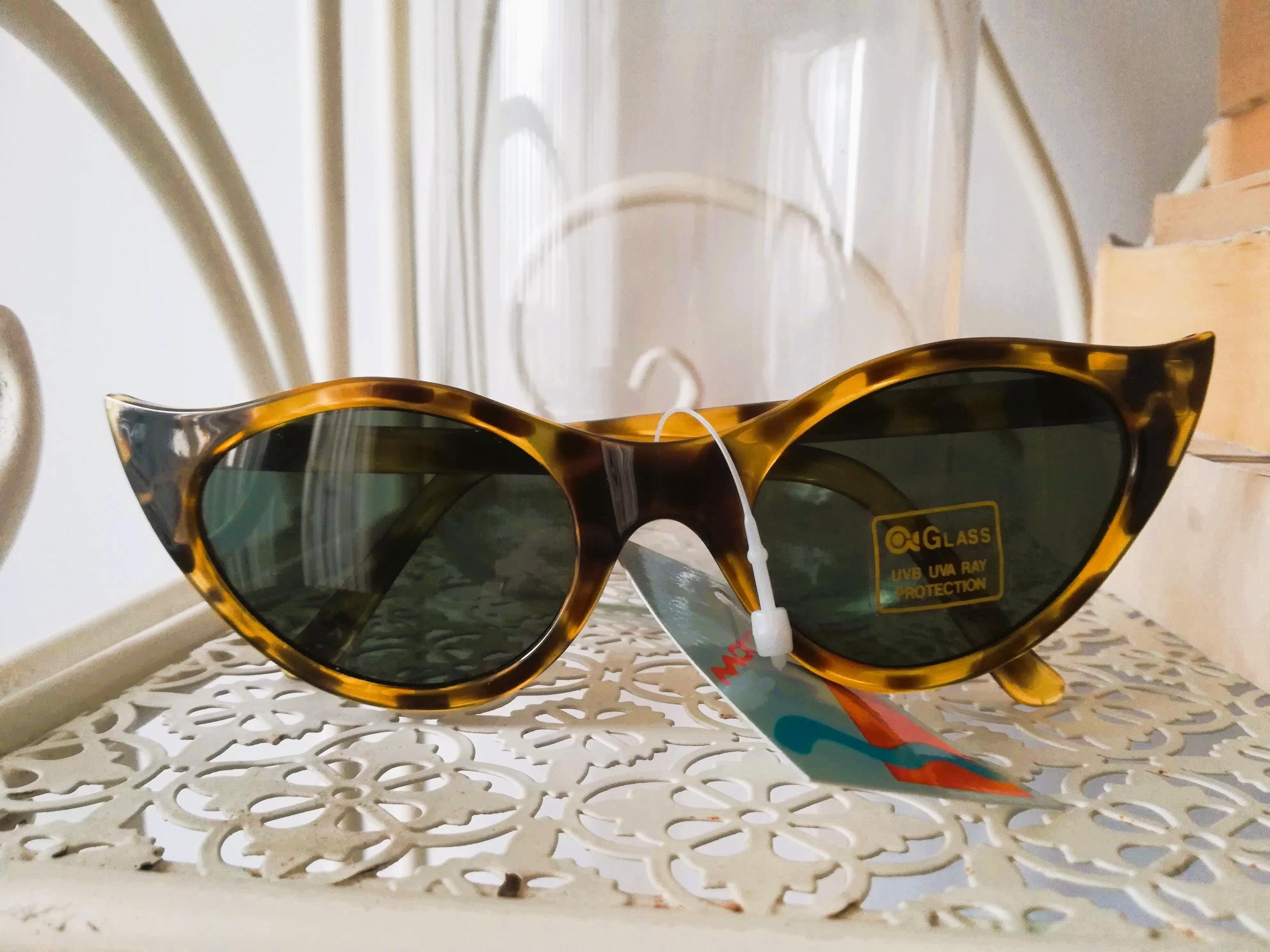 MORANGE Cat-eye SUNGLASSES Vintage 90 Havana Tortoise  display picture 1