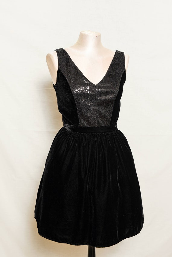 NAF NAF DRESS Vintage 90 Womani Mini-dress Black Velvet - Etsy