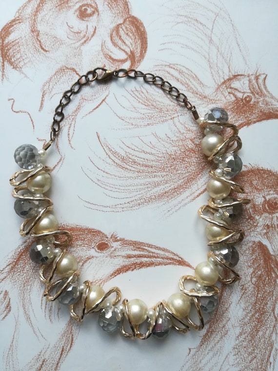 Collier Ras-de-cou Vintage - Style Années 70 - Occasion