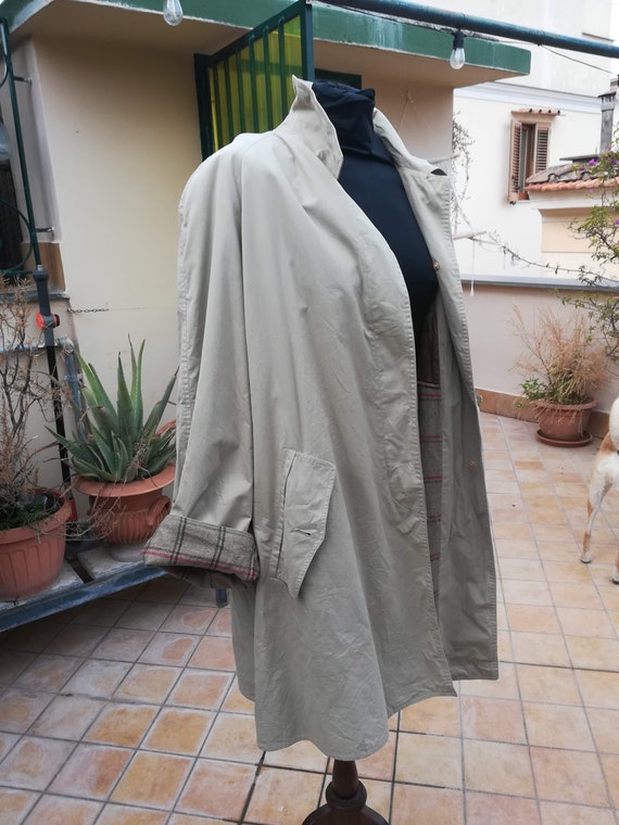 DUCA Di BARD OVERCOAT Vintage 80 Beige Trenchcoat… - image 5