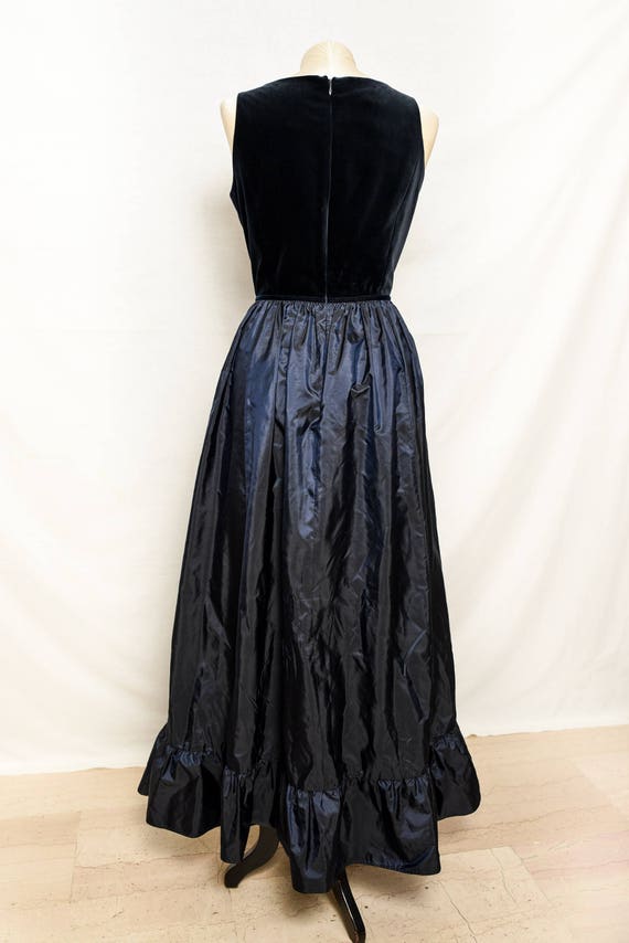 LAURA ASHLEY Gown DRESS Vintage 80 Woman Evening … - image 7