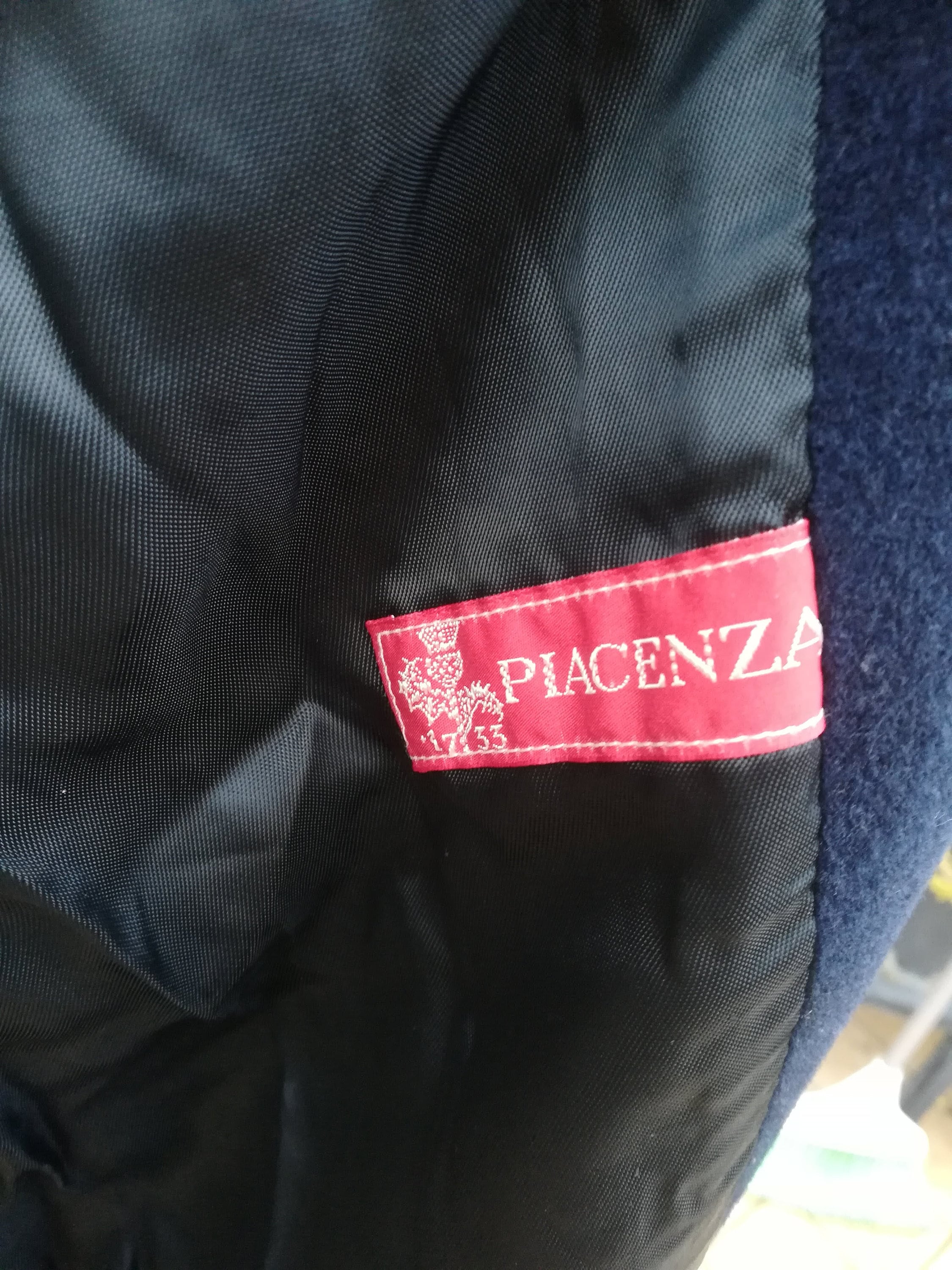 Vintage 80s Wool Coat: Blue Italian Made Overcoat (size M) - Etsy UK